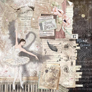 Ciao Bella Cygne Noir Paper Pad 12x12 12/Pkg - Root & Company