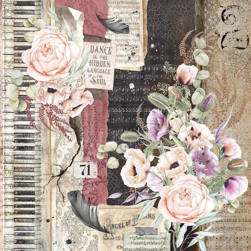 Ciao Bella Cygne Noir Paper Pad 12x12 12/Pkg - Root & Company