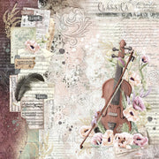 Ciao Bella Cygne Noir Paper Pad 12x12 12/Pkg - Root & Company