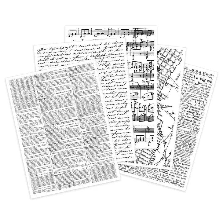 Collage Backgrounds Hero Transfers Set - Root & Company