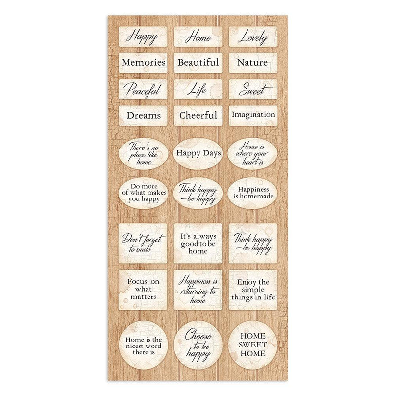 Collectables 10 Sheet 6x12 - Create Happiness Welcome Home - Root & Company