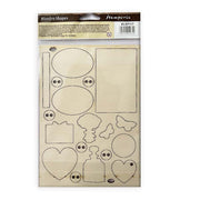 Colored Wooden Shapes - Provence - Root & Company