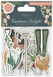 Craft Consortium Gardeners Delight - Chipboard Ephemera - Root & Company