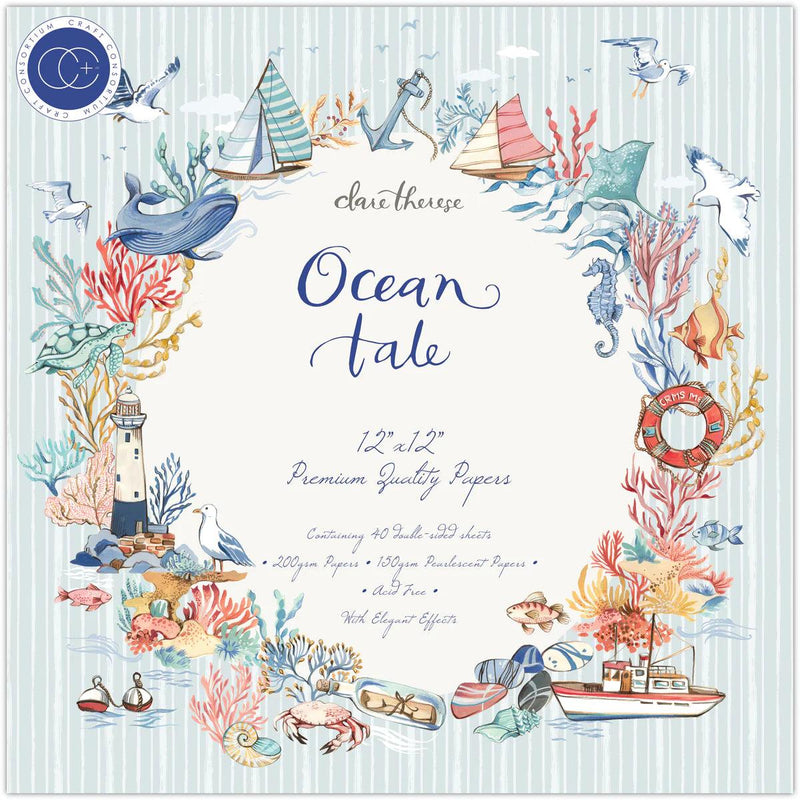 Craft Consortium Ocean Tale - 12x12 Paper Pad - Root & Company