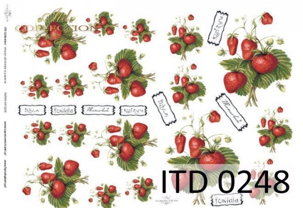 ITD Collection - Strawberries - Classic Paper
