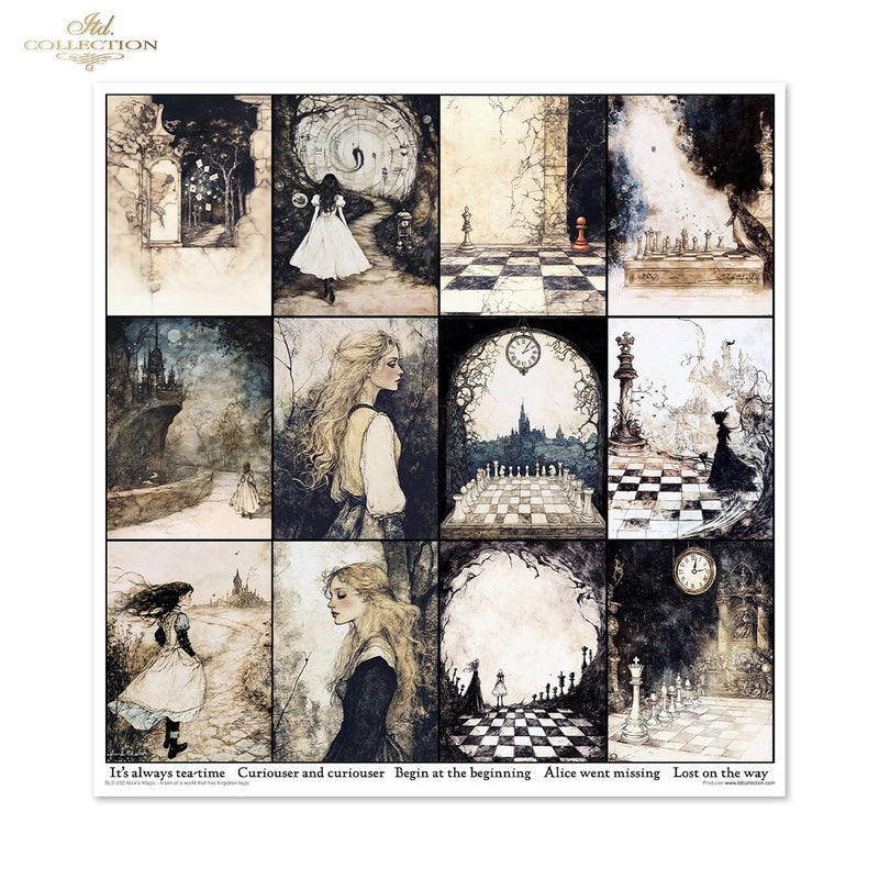 ITD Collection - Alice's Magic Vol.2  Scrapbooking Papers