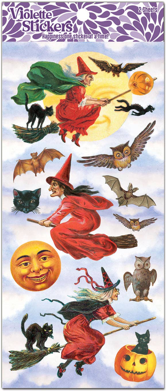 Violette Stickers - Halloween Witch Stickers