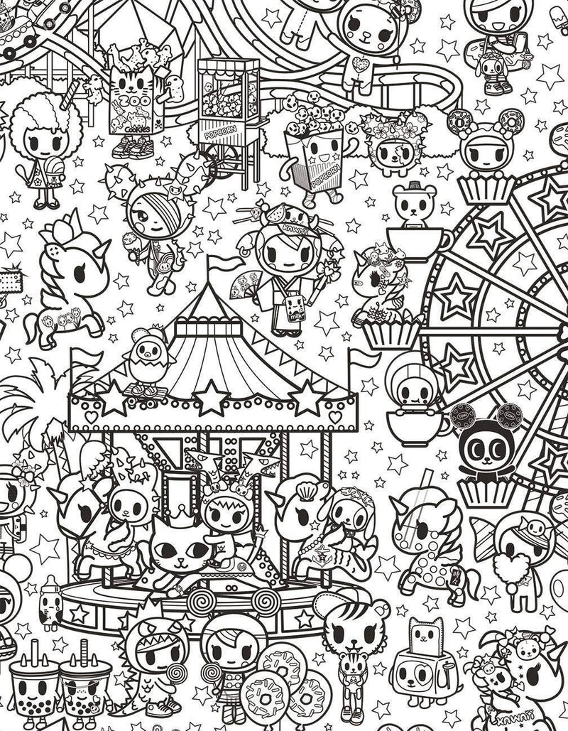 Tokidoki - Coloring Party Coloring Book
