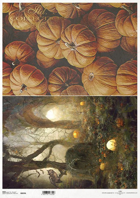 ITD Collection - Pumpkin Glen - Rice Paper