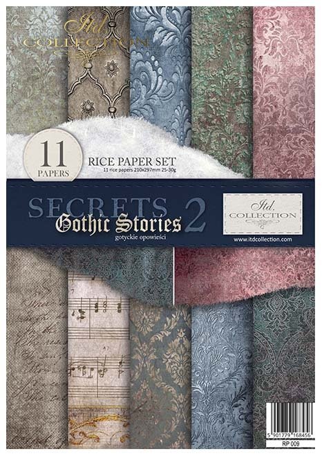 ITD Collection - Gothic Stories Secrets 2 Rice Paper Set