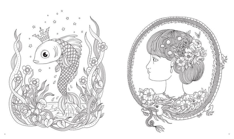 Maria Trolle - Fairytale Worlds - Coloring Book