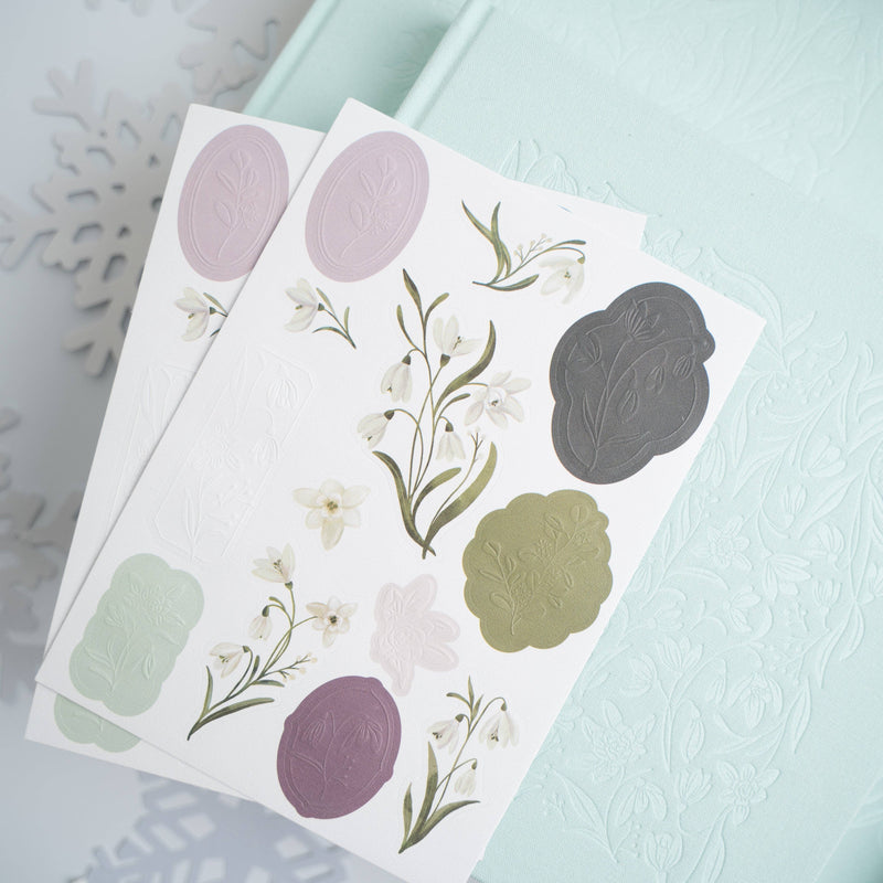 Archer and Olive - Snowdrops Sticker Set