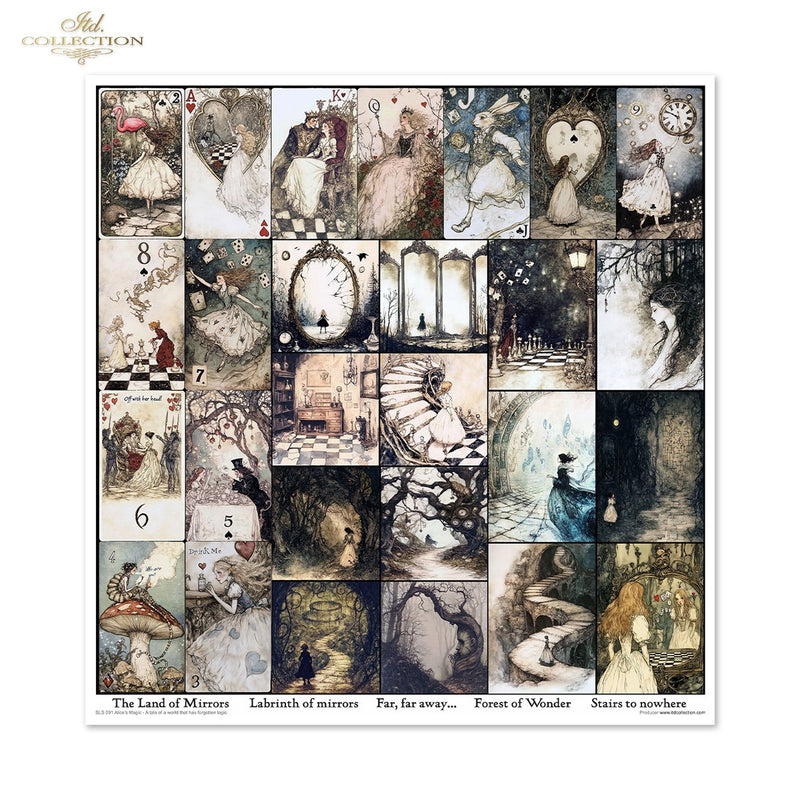 ITD Collection - Alice's Magic Vol.1  Scrapbooking Papers