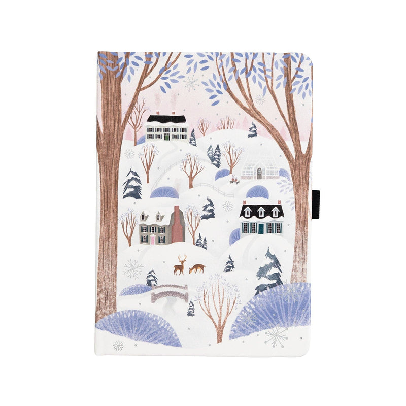 Archer and Olive - Winter Village A5 Notebook - Dot Grid