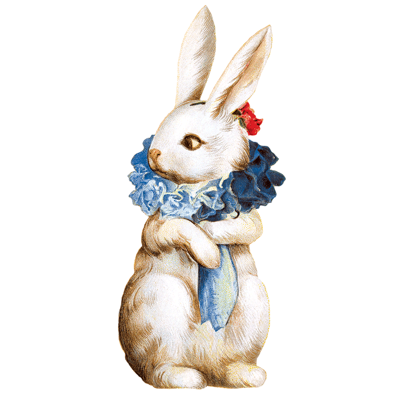 Laughing Elephant - Easter Rabbit - Holiday Sticker Box