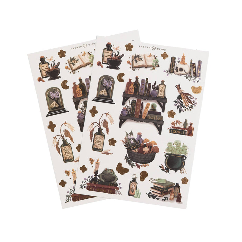 Archer and Olive - Apothecary Shelf Sticker Set