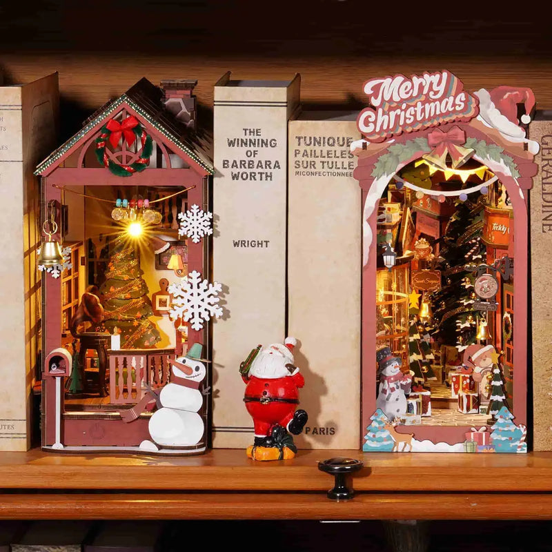 Robotime - Christmas Indoor Scene DIY Book Nook 3D Puzzle