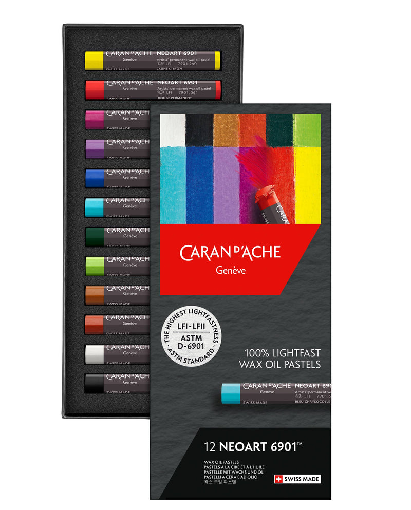 Caran d'Ache - Set of 12 NeoArt 6901 Pastels
