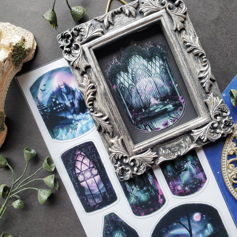STICKII - Moonlit Haunted Mansion Sticker Sheet