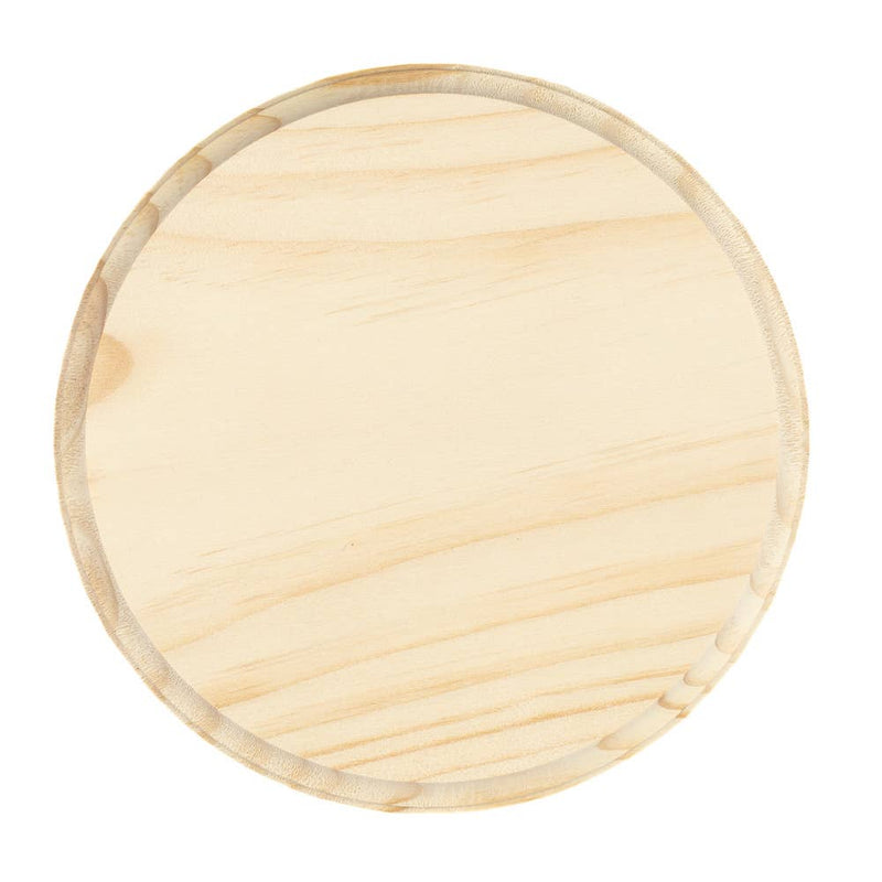 Root and Company - 8" x 3/4" Thick Unfinished Wood Blank Round Circle Plaque