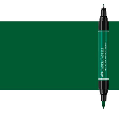Faber-Castell - Pitt Artist Dual Marker - 264 Dark Phthalo Green