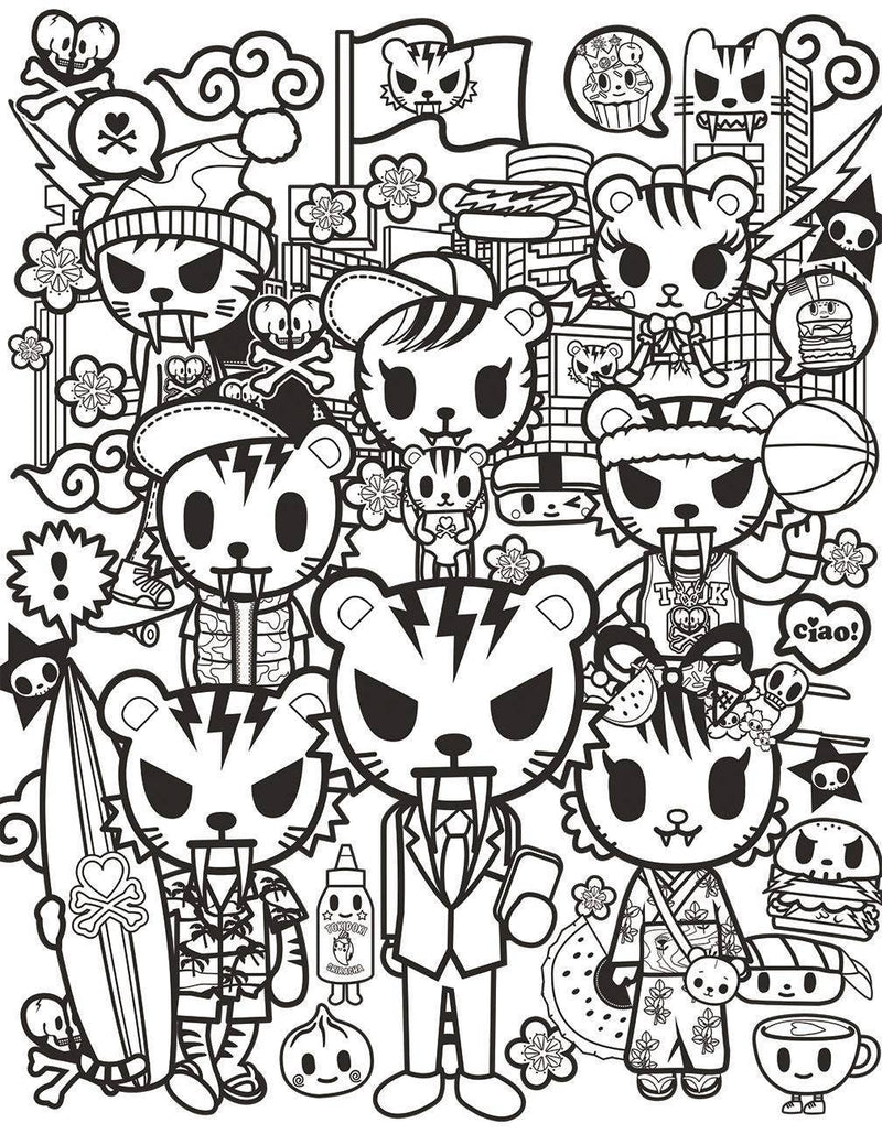 Tokidoki - Coloring Party Coloring Book