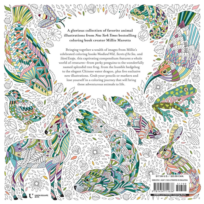 Millie Marotta - Animal Adventures Coloring Book