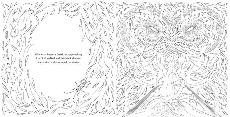 Odessa Begay - Edgar Allan Poe - An Adult Coloring Book