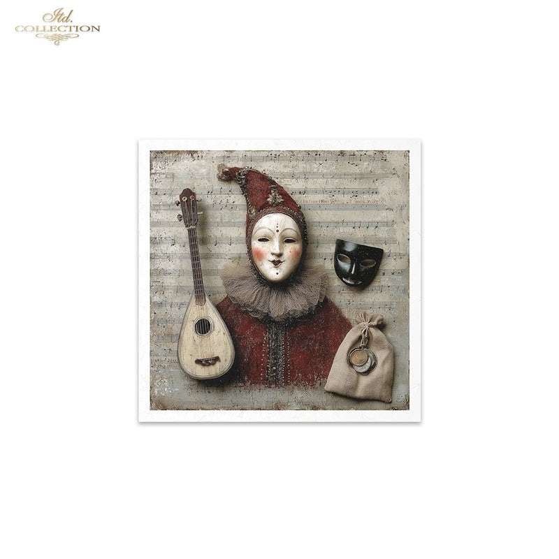 ITD Collection - Rice Paper Set Mini - Carnival Masquerade