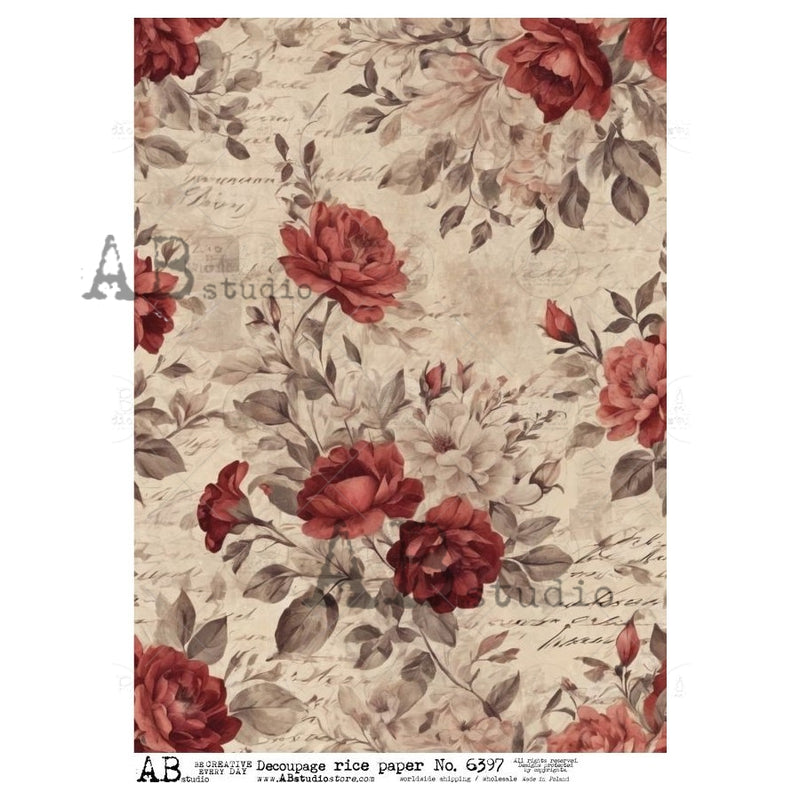 ABstudio - Rice Paper - Rose II No. 6397