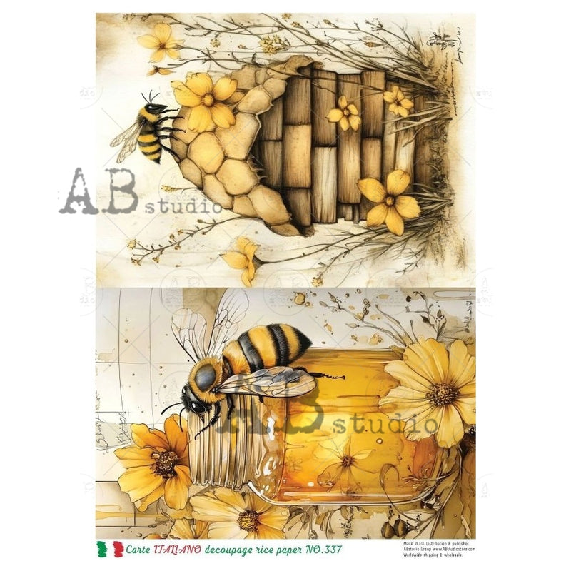 ABstudio - Rice Paper - Carte Italiano NO.337