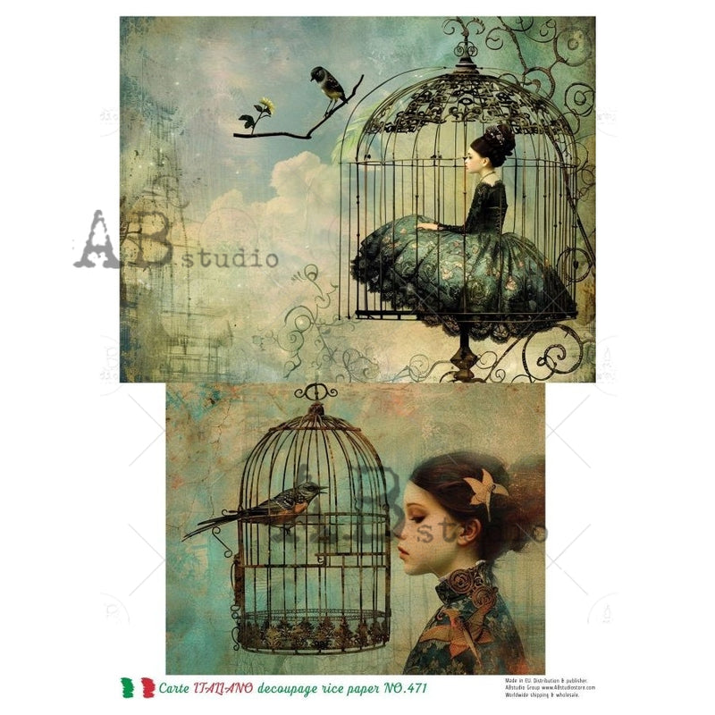 ABstudio - Rice Paper - Carte Italiano NO.471