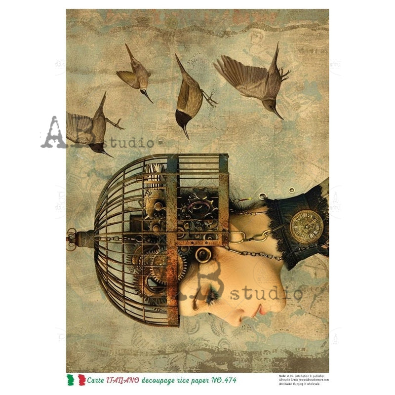 ABstudio - Rice Paper - Carte Italiano NO.474