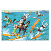 Delightfully Dressed Cats Postcard Box - Everyday Boxed Postcards - Root & Company