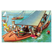 Delightfully Dressed Cats Postcard Box - Everyday Boxed Postcards - Root & Company