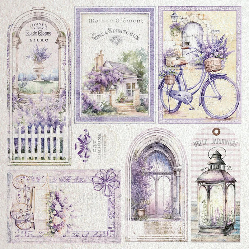 Deluxe Morning In Provence Paper Pearl 6"x6" 5/Pkg - Root & Company