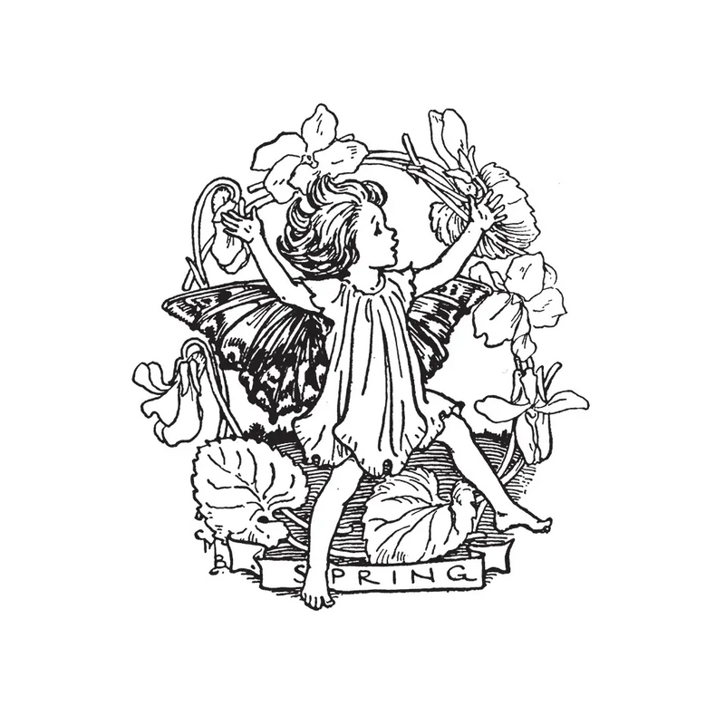 Laughing Elephant - Fairies - Cards to Color Cards