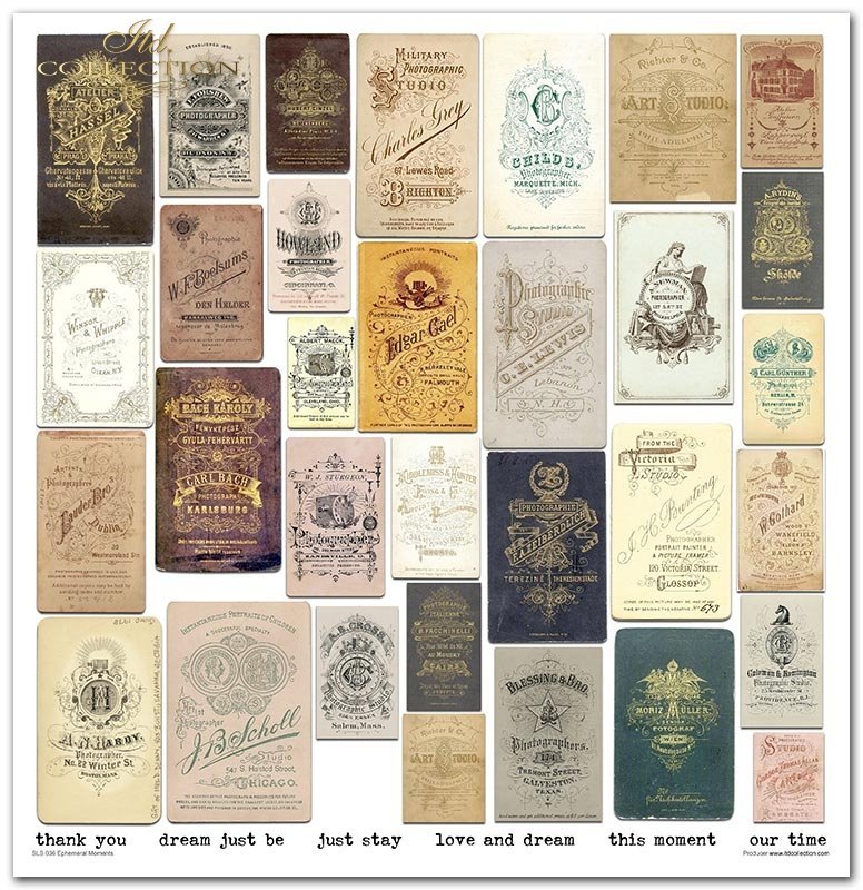 ITD Collection - Ephemeral Moments Scrapbooking Papers