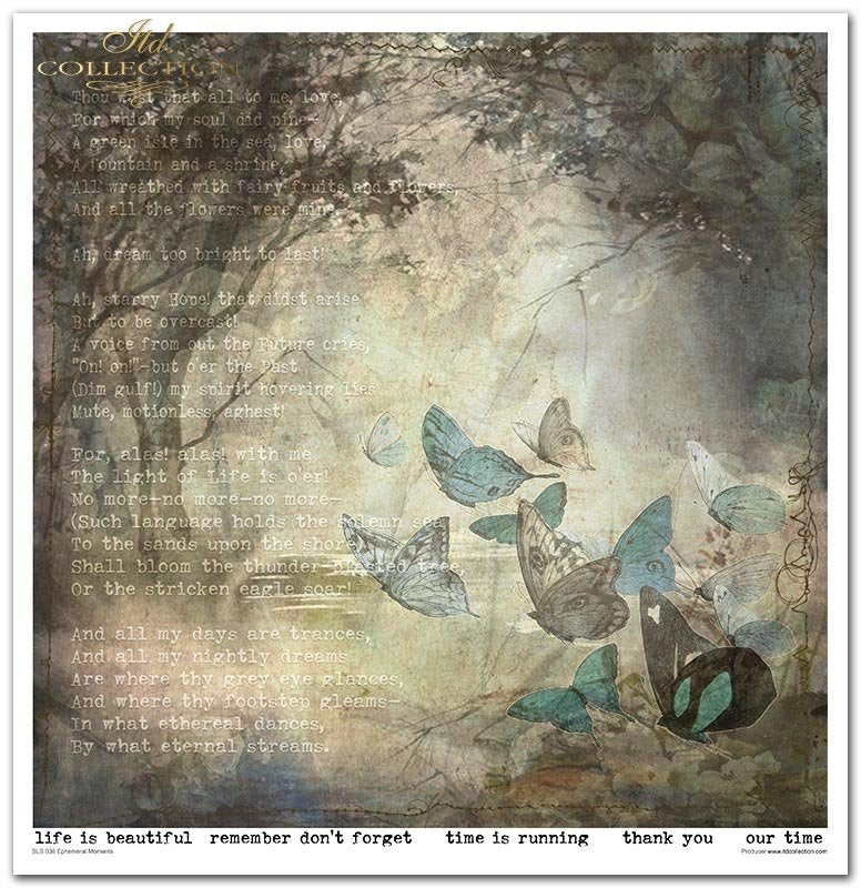 ITD Collection - Ephemeral Moments Scrapbooking Papers