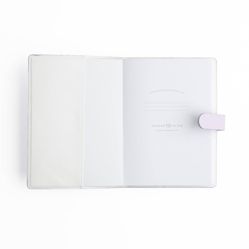 Archer and Olive - A5 Everyday Deluxe System - Vintage Library in Lilac