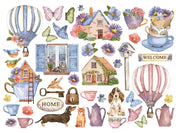 Die Cuts Assorted - Create Happiness Welcome Home - Root & Company