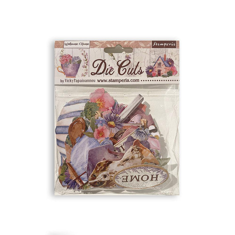 Die Cuts Assorted - Create Happiness Welcome Home - Root & Company