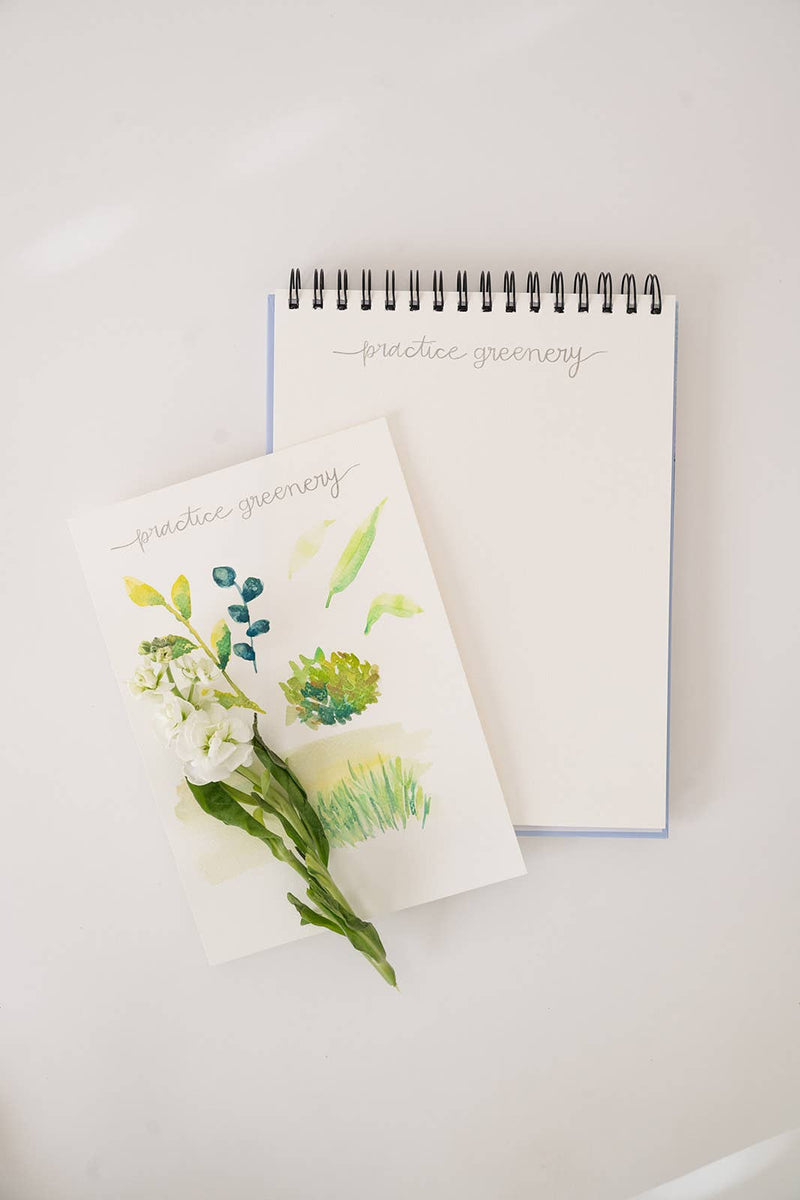 bailey rae studio - Landscape watercoloring book - outlines with video tutorials