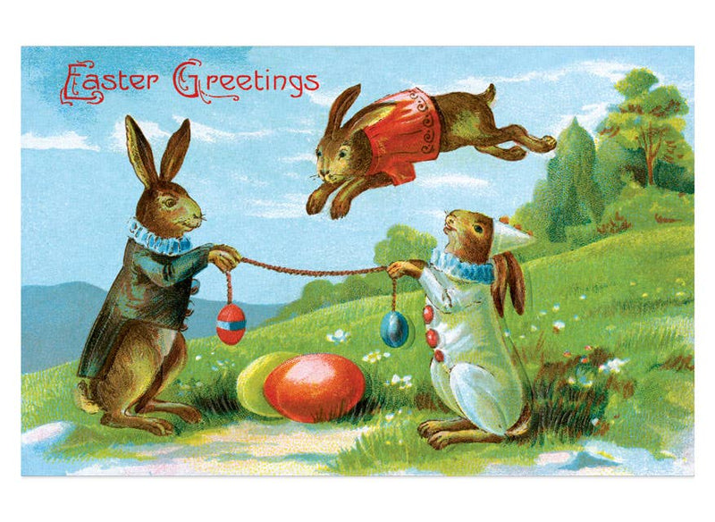 Laughing Elephant - Joyful Easter Postcard Box - 36 Unique Vintage Postcards