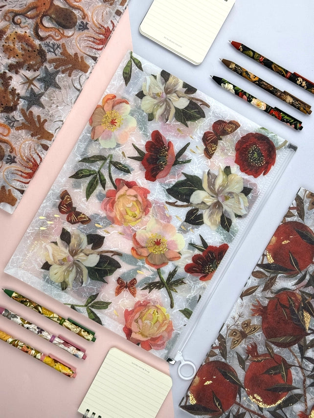 BV by Bruno Visconti - Zip Folder - Peonies