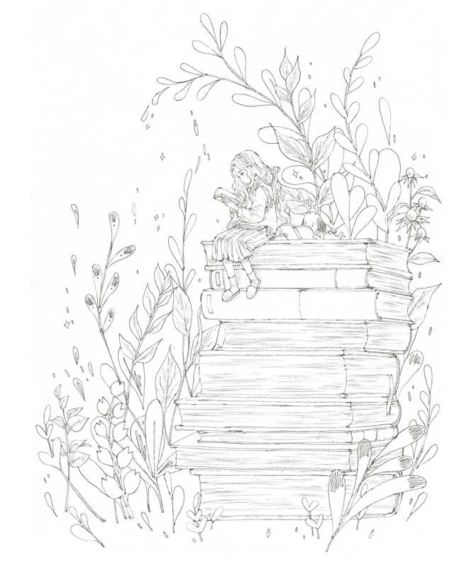 Aeppol - Forest Girl's Coloring Book
