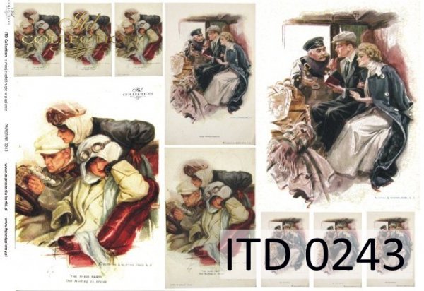 ITD Collection - In the Old Car - Classic Paper