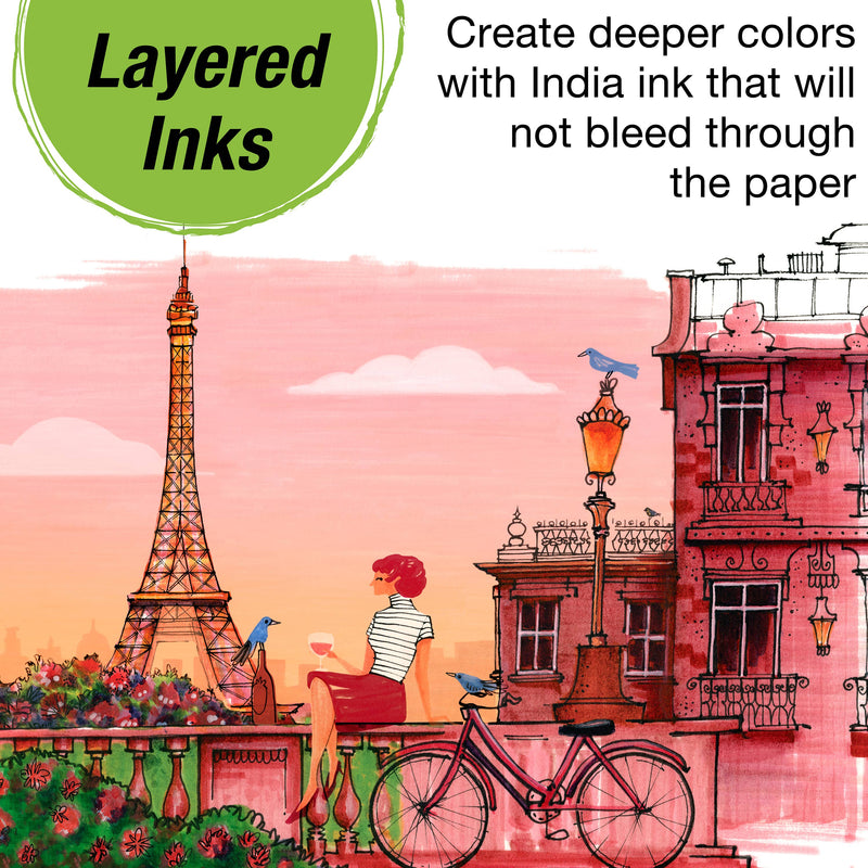 Faber-Castell - Pitt Artist Pen Limited Edition City Gift Set - Paris