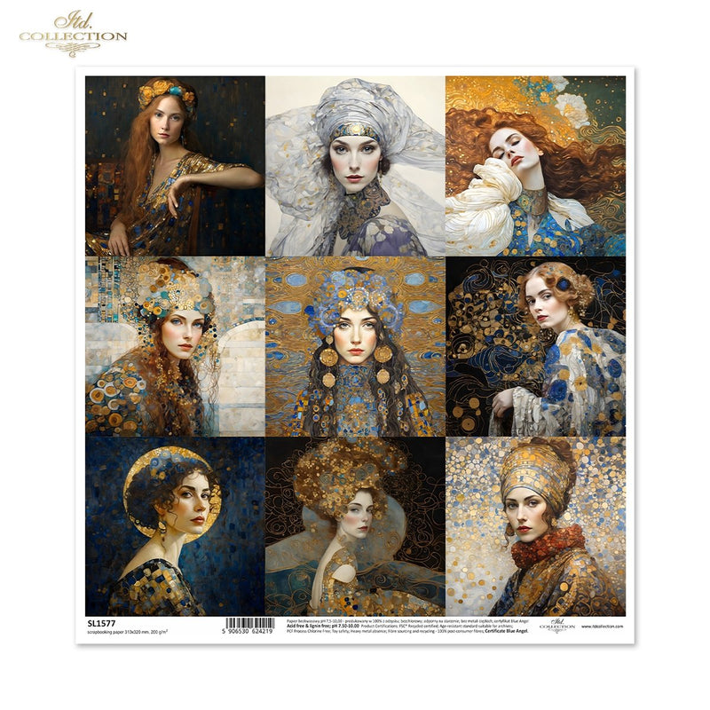 ITD Collection - SL1577 Scrapbooking Single Sheet