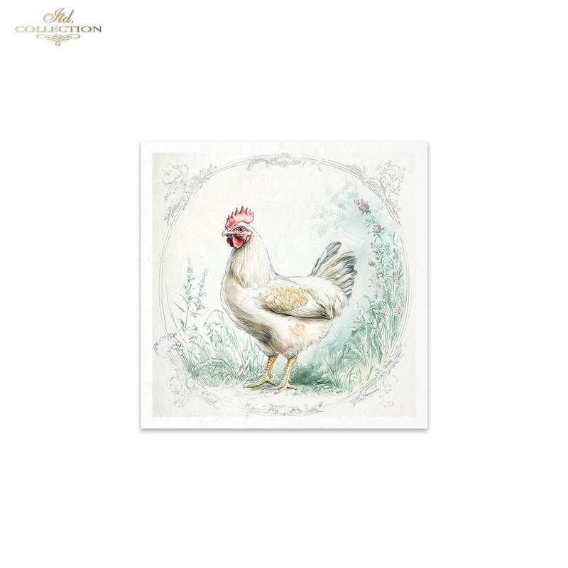 ITD Collection - Rice Paper Set Mini - Hens